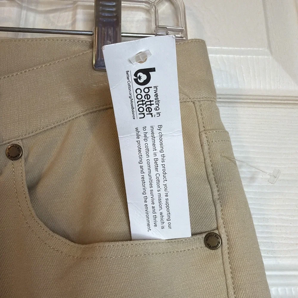 NWT Hawker Rye Jeans Mens 31 x 30 Tan Slim Fit Stretch Straight Twill Chino